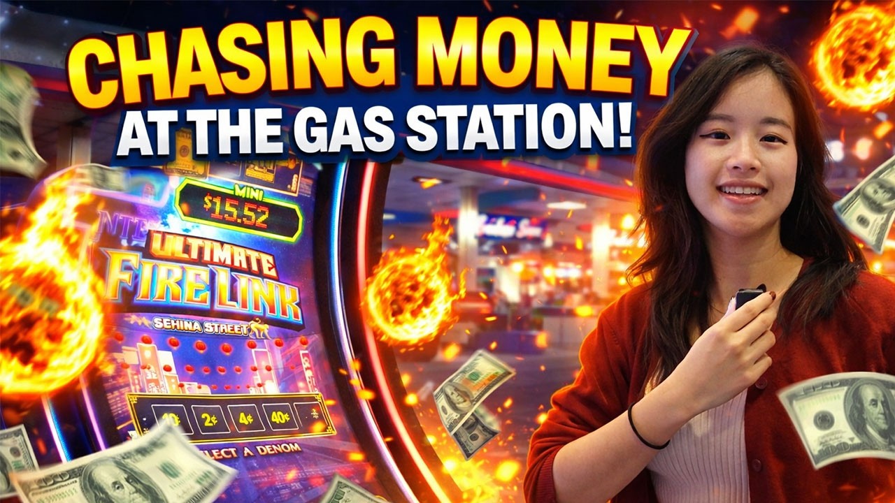 Risking Money To Get Even More Money!? Playing Slots at Gas Station California!