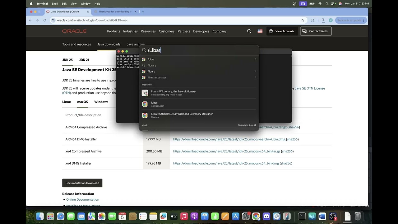 Setup Java on Mac OS