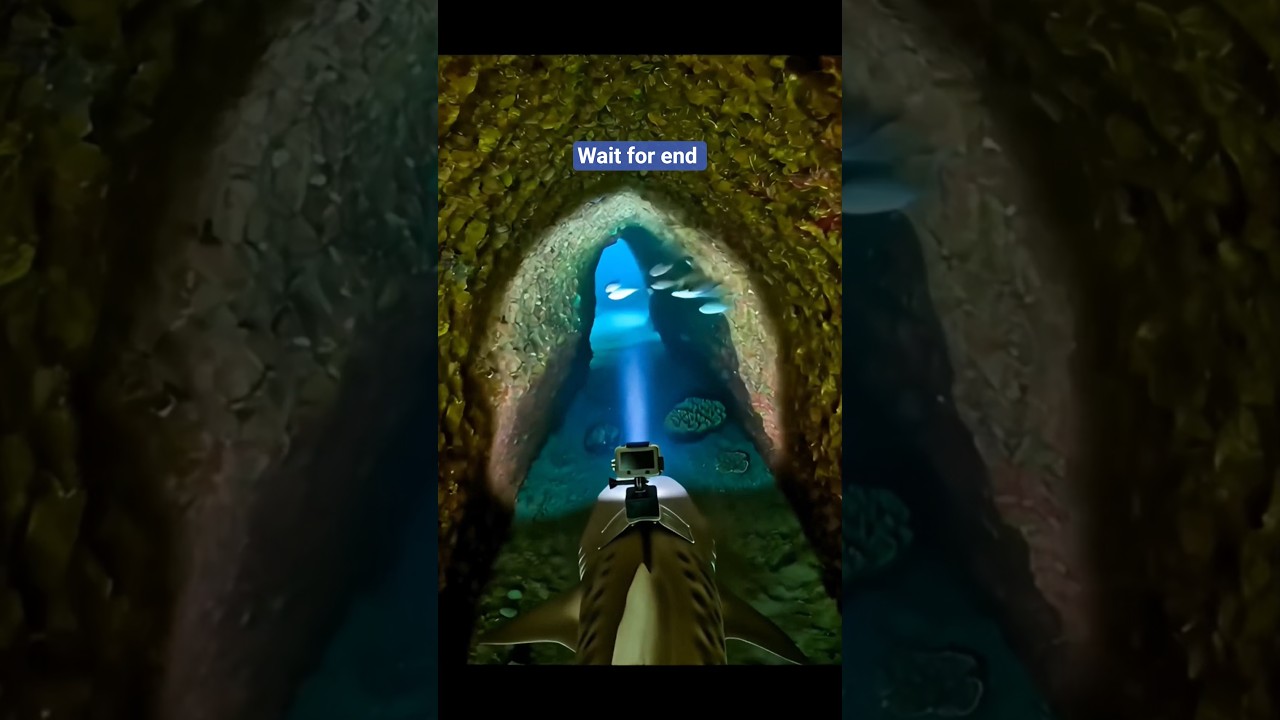 “Camera Mounted on a Fish 🐟 | Real Underwater POV!”