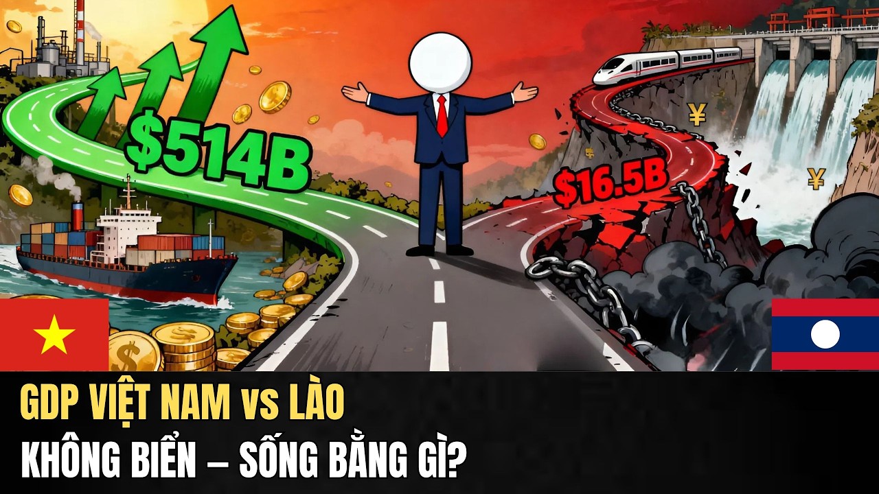 GDP Việt Nam vs Lào: Một Nước Không Biển Sống Bằng Gì?