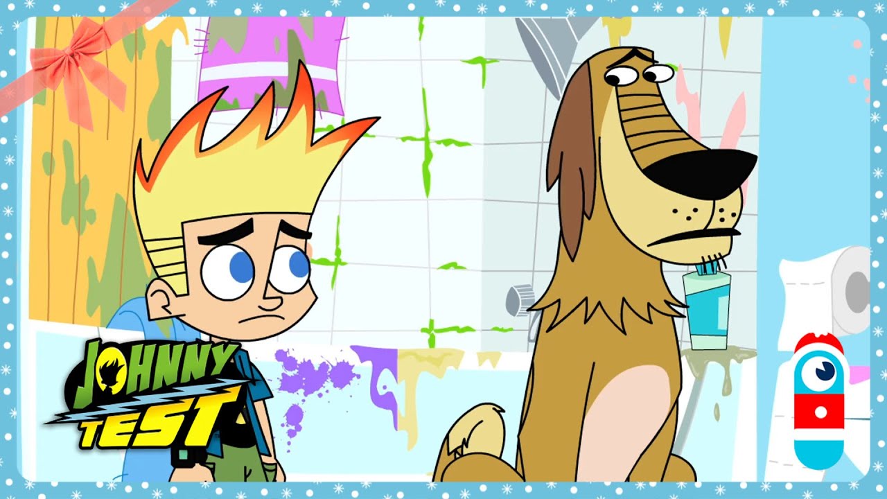 Johnny Makes A Mess | Johnny Test | WildBrain Superheroes