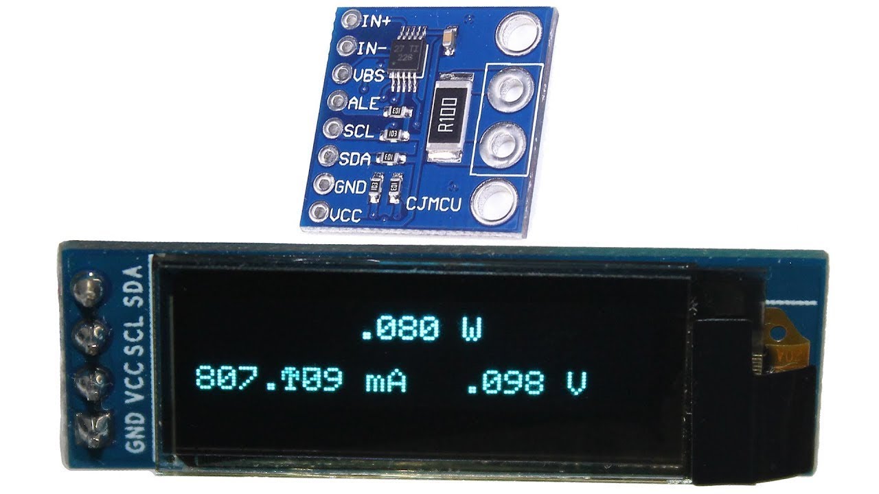 INA226 Power Monitor + OLED Display - Arduino Tutorial