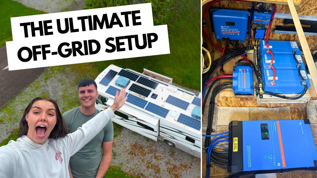 FULL OFF-GRID MOTORHOME SET UP (VICTRON) + COSTS