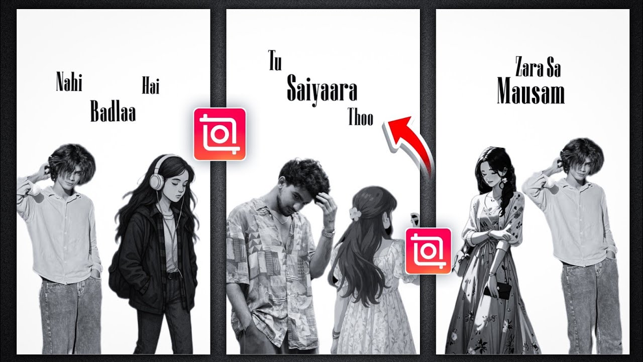 Trending Saiyaara Edit In Inshot | Saiyaara Lyrics Reels Video Editing In Inshot App | Inshot Edit