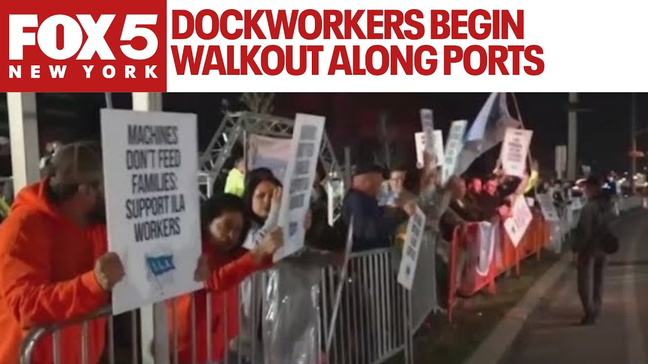 Dockworkers begin walkout along East Coast ports: How it impacts you