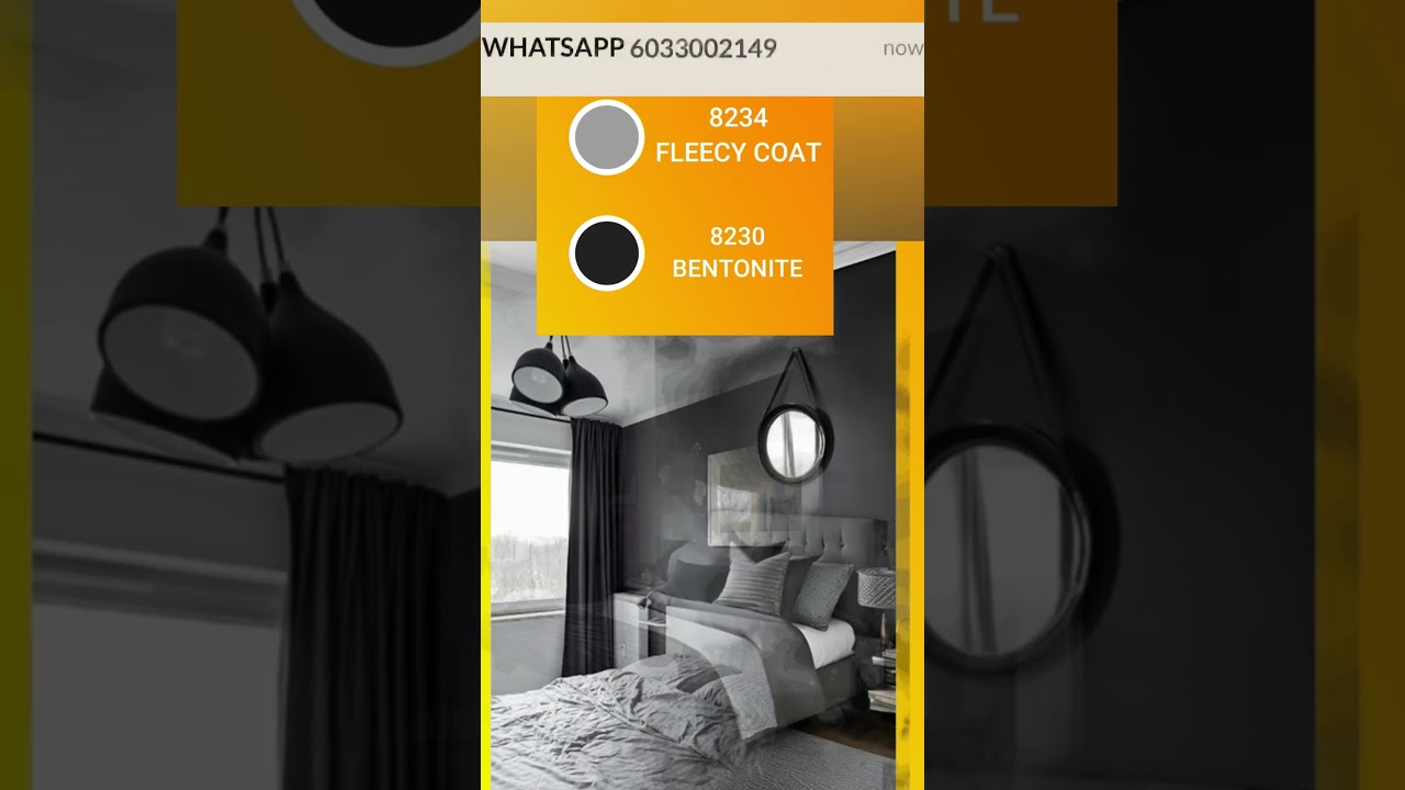 Best Grey Paint Color Combination | Asian paints GREY color codes part4 #shorts #interior design