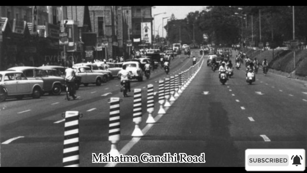 BANGALORE CITY - 1950-80 - the Old Bangalore Streets