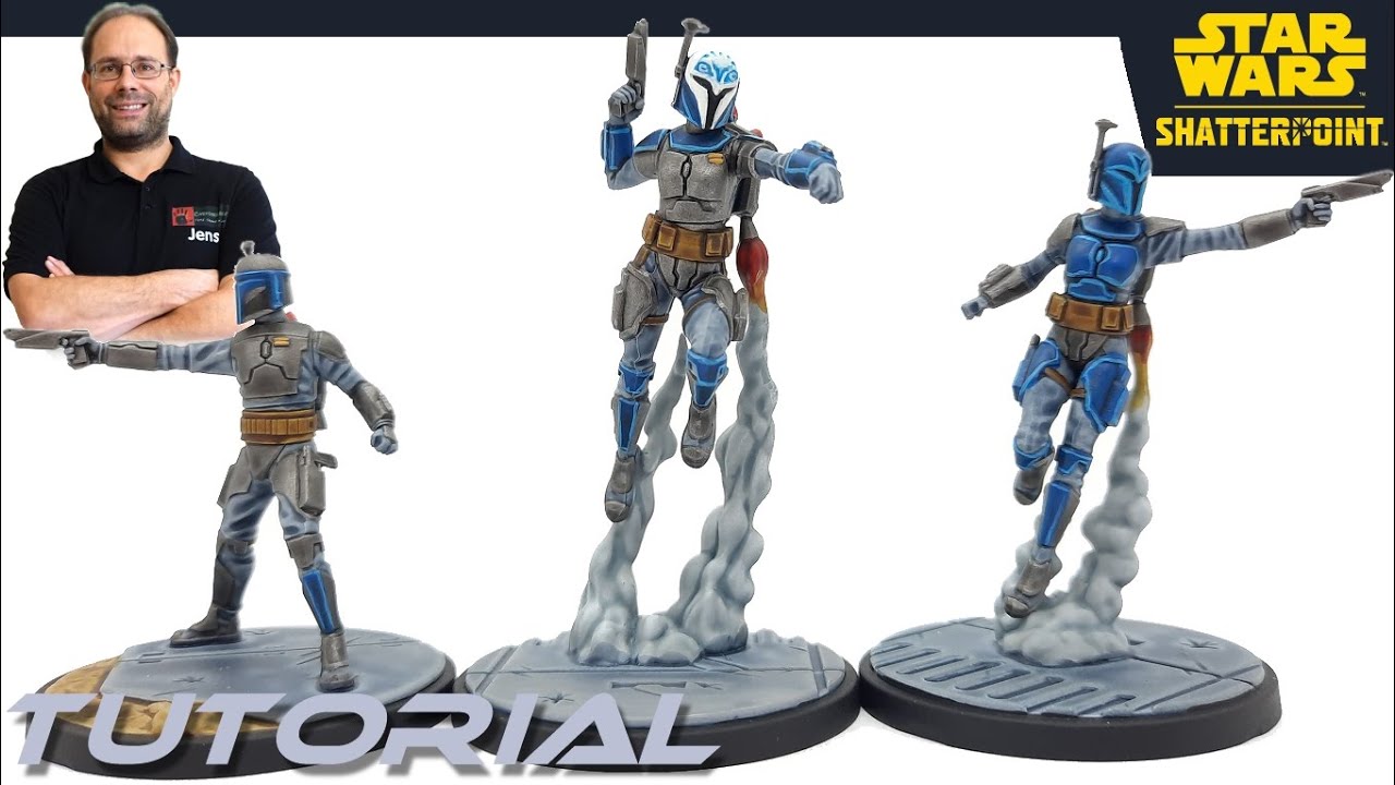 Das ist der Weg: Mandalorianer Clan Kryze für Star Wars Shatterpoint & Legion - Tutorial Bemalung