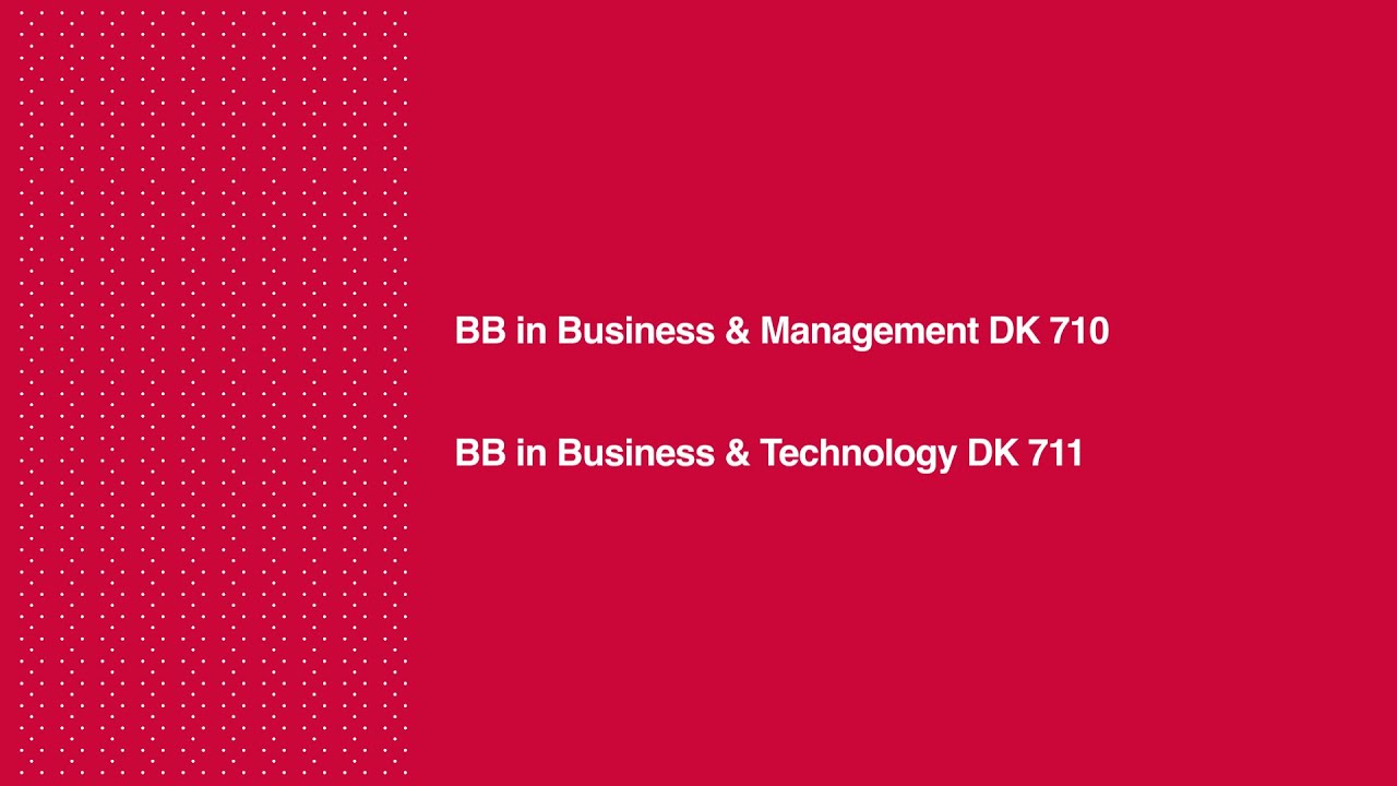 Business and Management/ Business and Technology at DkIT