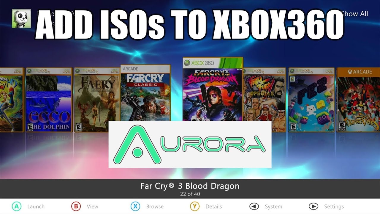 Add ISOs To XBOX 360 Aurora Badupdate Avatar 
