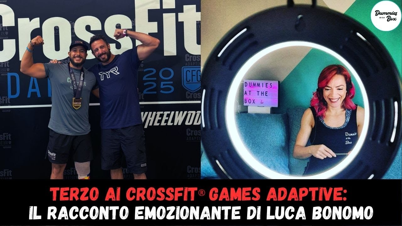 Terzo ai CrossFit® Games Adaptive: il racconto emozionante di Luca Bonomo