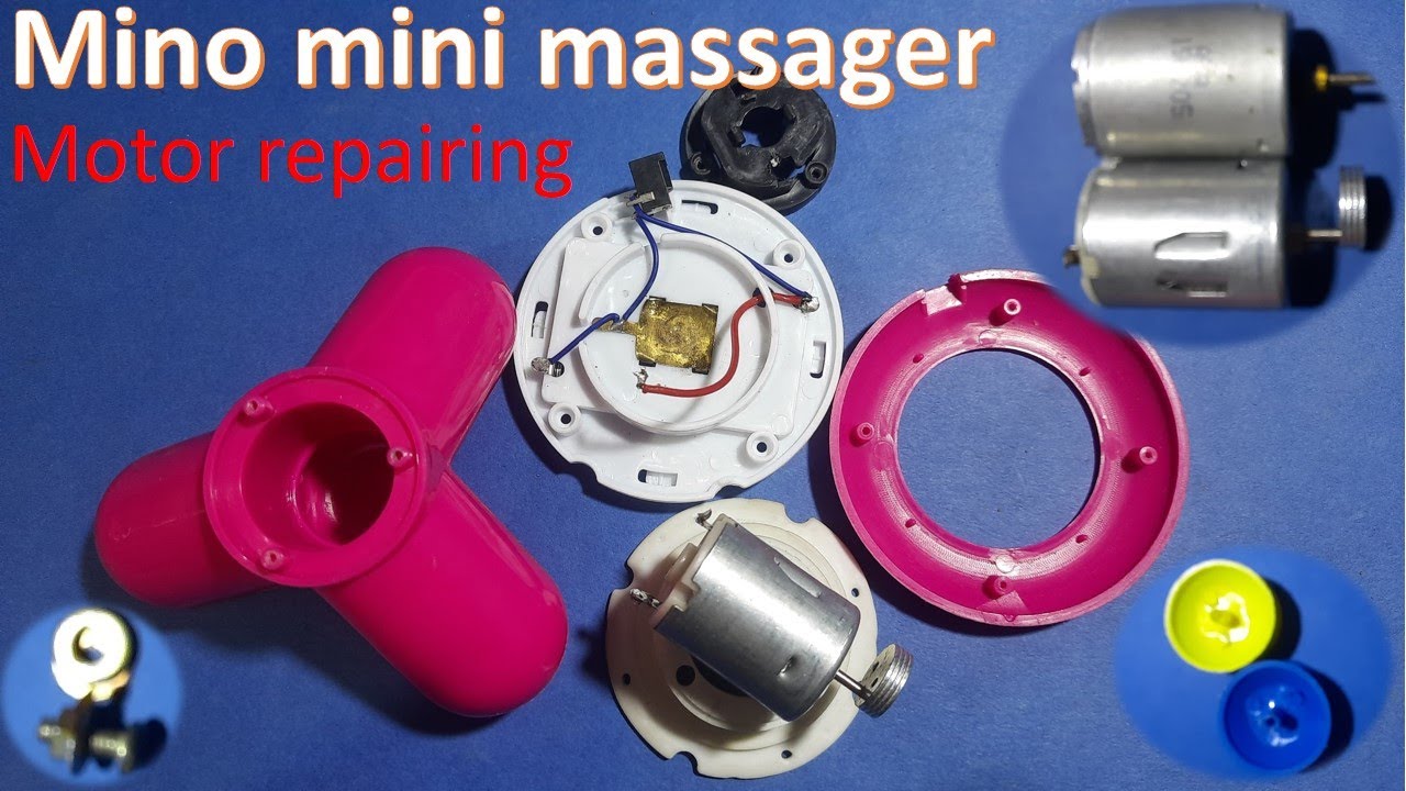 Mimo mini massager motor replacement and vibration trick, Motor problem and solution, how to repair.