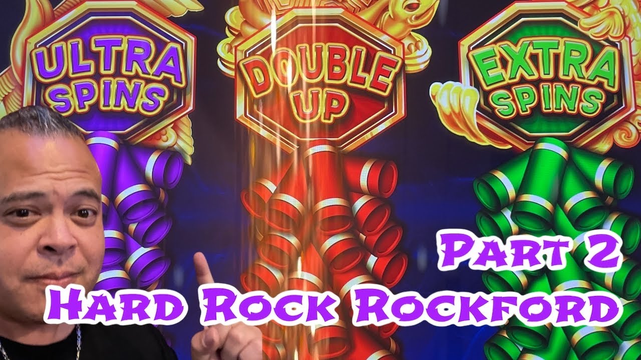 BATTLE BAO ZHU ZHAO FU Slot Machine JACKPOTS  Hard Rock Rockford PART #2
