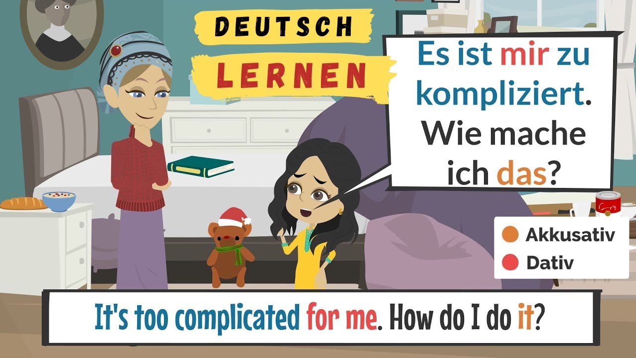 Deutsch lernen | German Dialoges for beginners | Deutsch A2 - Wortschatz und wichtige S&auml;tze