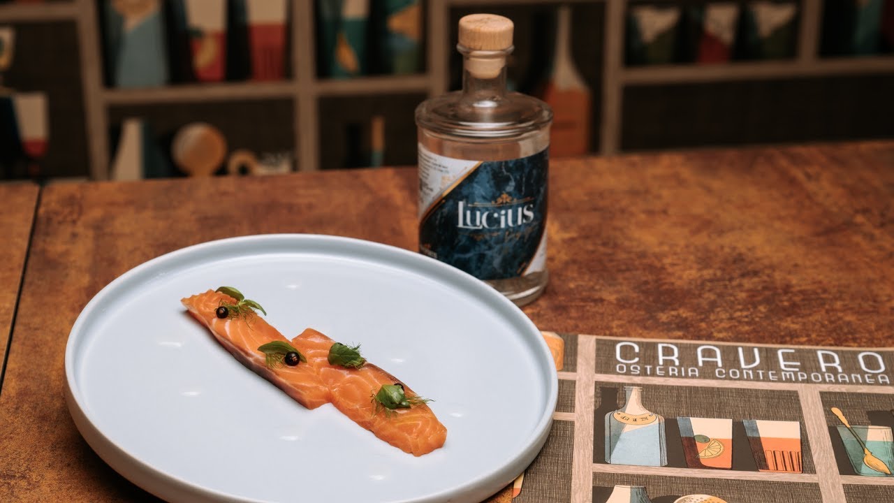 Salmone marinato al Lucius Dry Gin 🐟