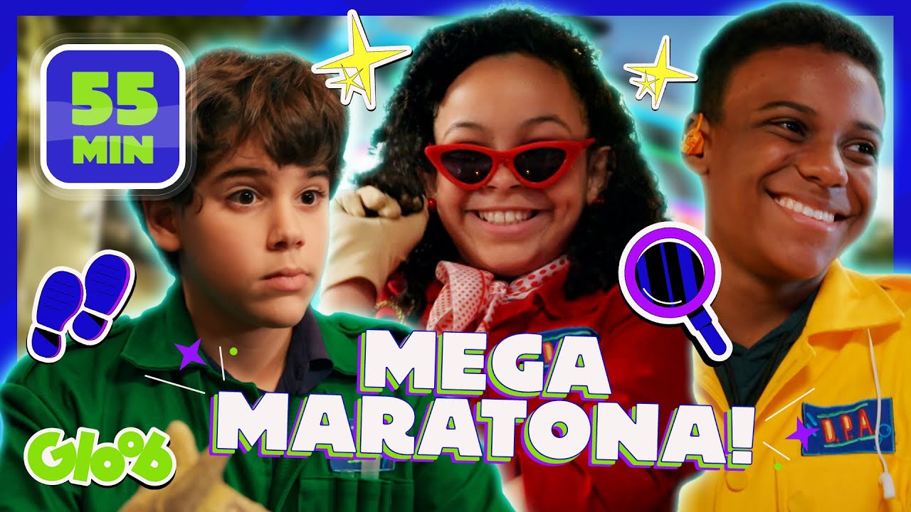 MEGA MARATONA COM MAX, ZECA E MEL! 🔎 | MARATONA INVESTIGATIVA | D.P.A. 19ª TEMPORADA | Mundo Gloob