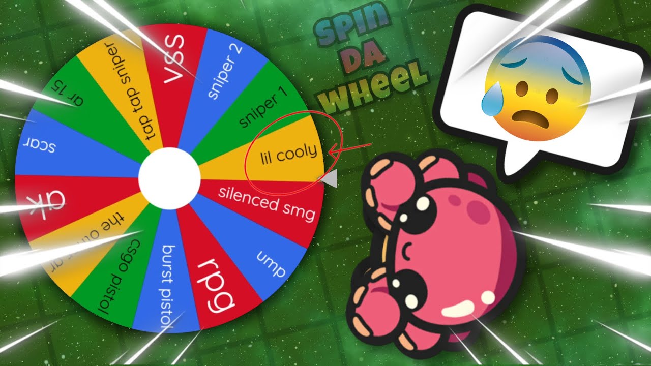 Zombsroyale but I SPIN THE WEAPON WHEEL..