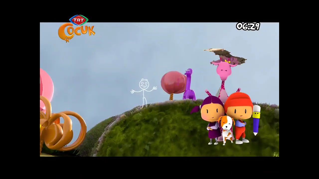 TRT Çocuk 10 Ocak 2013 Yayını (15 Dakika) (Nostaljik Canlandırma) (Montaj)