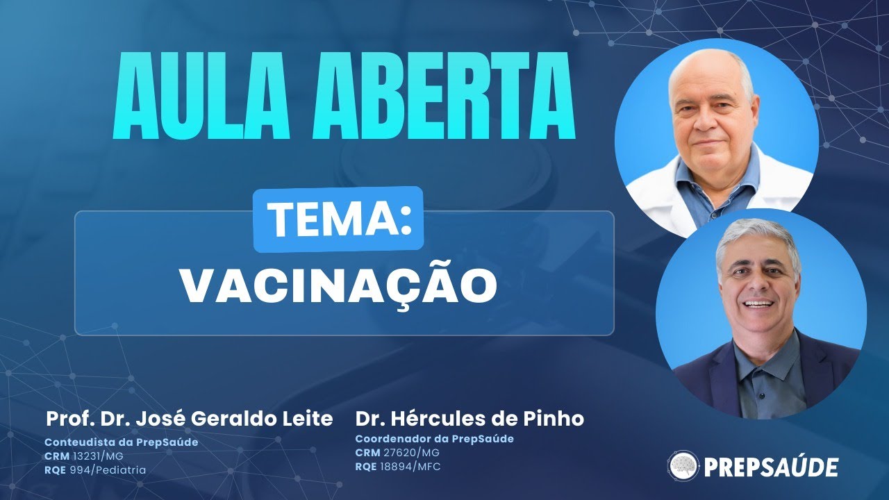 Aula Aberta - Vacinação - Curso Preparatório Prova de Título MFC e Médicos Cooperados Unimed