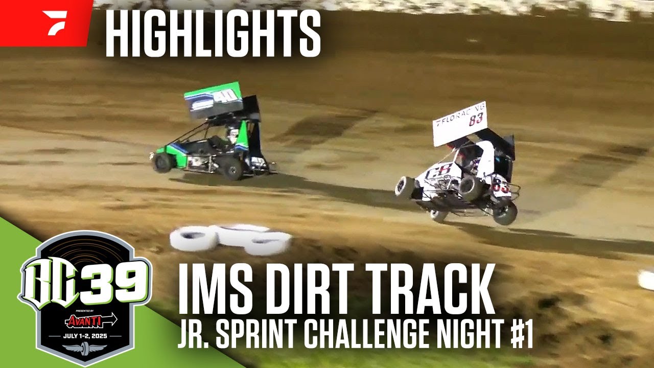 Kyle Larson's Kids Take On IMS | Jr. Sprints at Indianapolis Motor Speedway 7/1/25 | Highlights