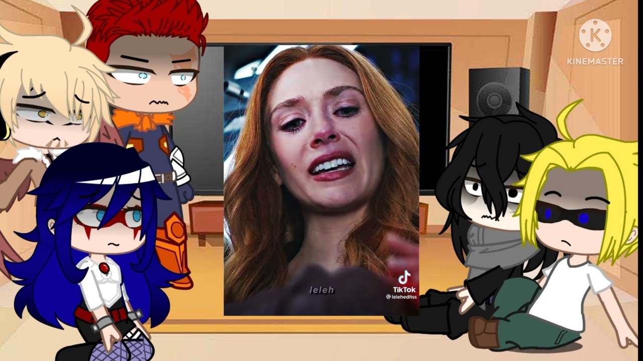 pro heroes react to Wanda Maximoff (scarlet witch) part 6 ~cuernitos-Chan♡