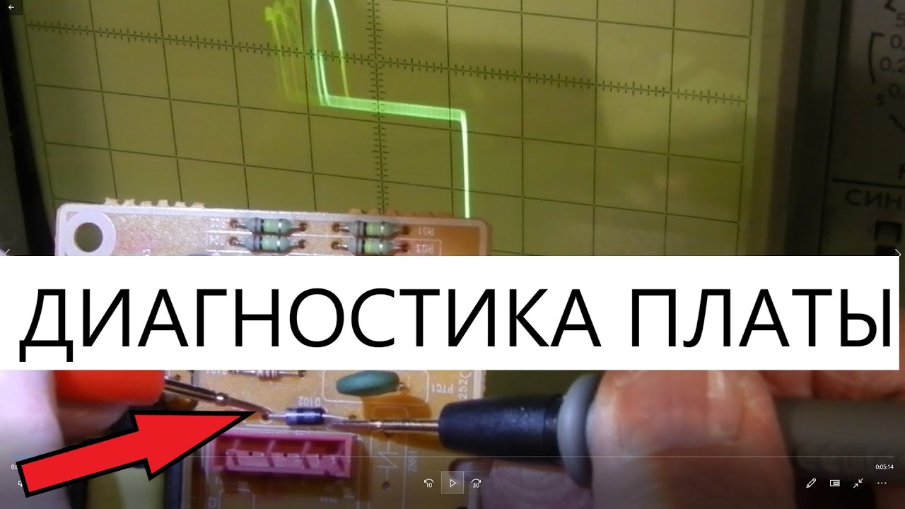 ДИАГНОСТИКА ПЛАТЫ УПРАВЛЕНИЯ СВЧ ПЕЧИ SAMSUNG ME73BR DIAGNOSTICS OF THE CONTROL BOARD OF THE ME73BR