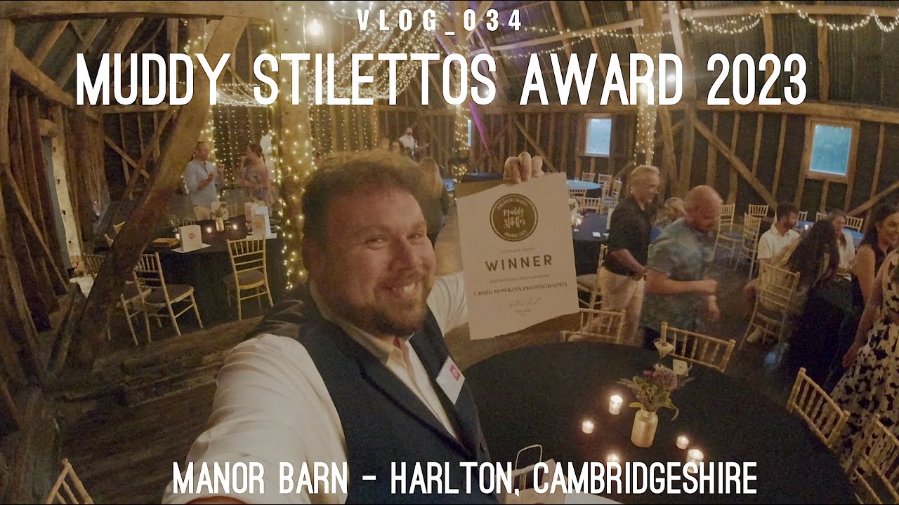 Muddy Stilettos Award 2023 - Best Wedding Photographer - Suffolk & Cambs   - Manor Barn In Harlton
