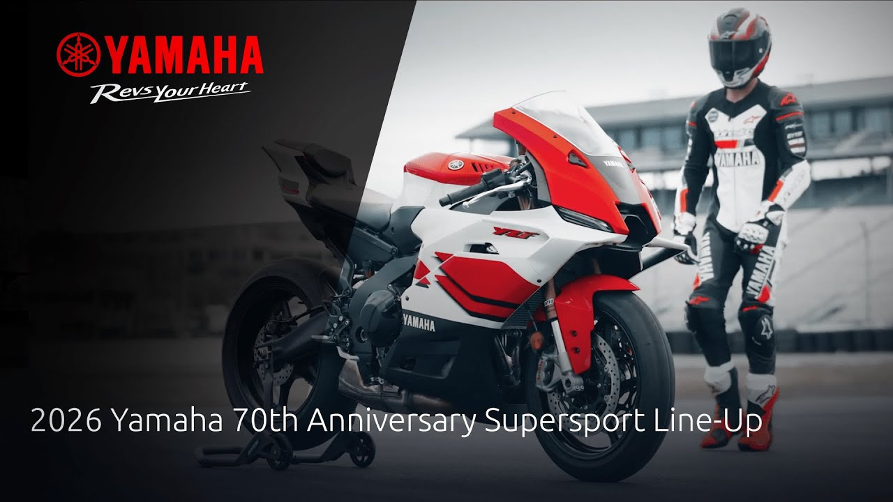 2026 Yamaha 70th Anniversary Supersport Line-Up