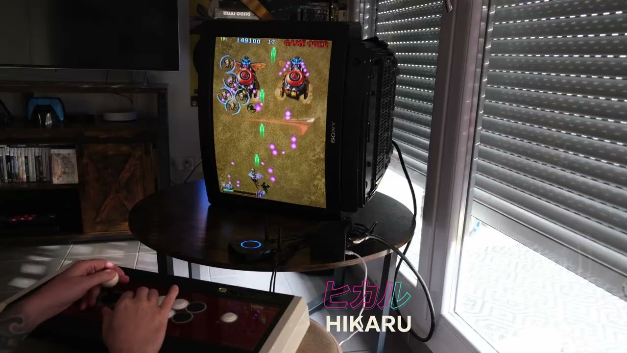Dodonpachi Saidaioujou - Dragon Blaze - Batrider - RGB Dual 2 on CRT TV - TATE