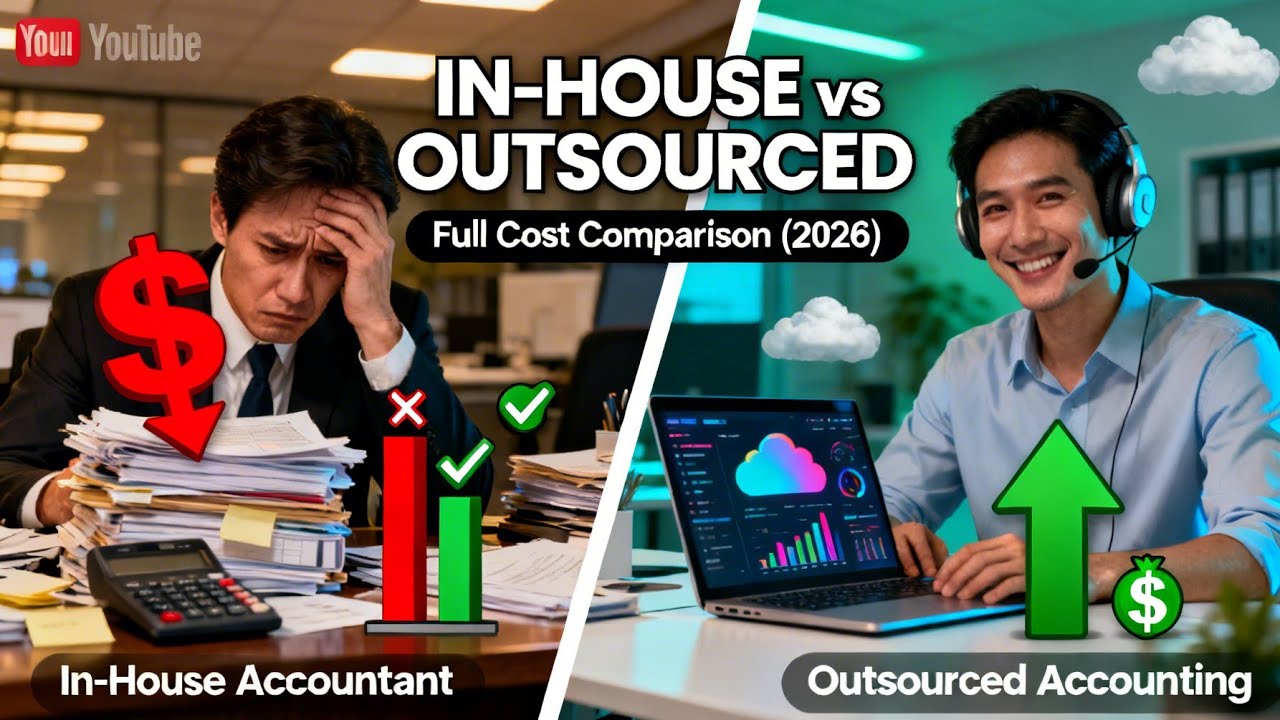 In-House Accountant vs Outsourced Accounting | Full Cost Comparison Explained (2026)
