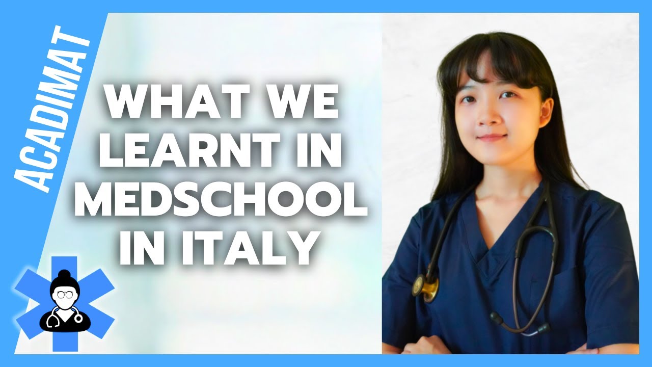 Best Advice about Italian Medical School with Dr.Trista Hsiung