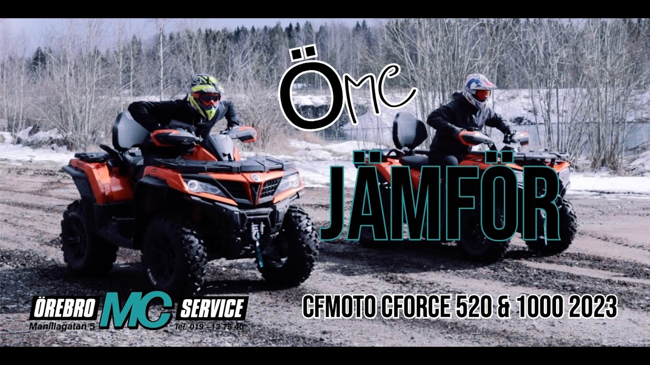 ÖMC jämför CFMOTO CFORCE 520 & 1000 2023