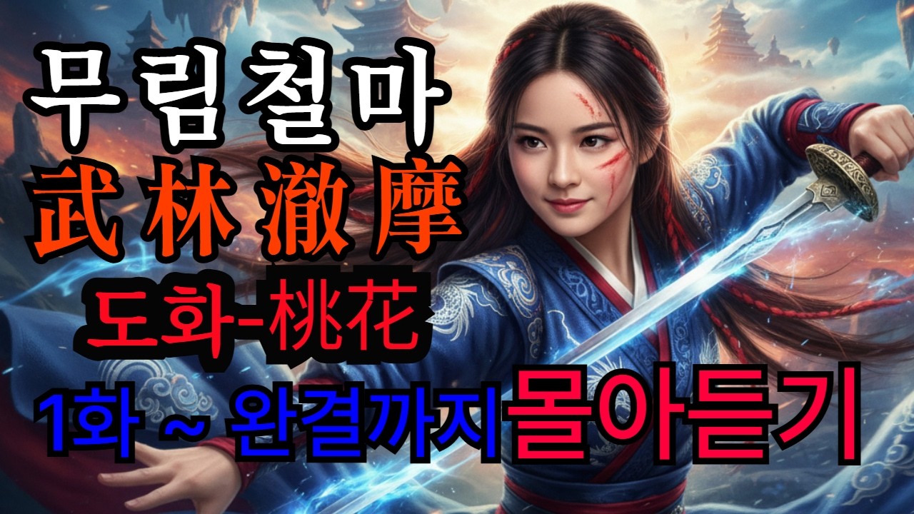 [무림철마  도화  1화~완결까지 몰아듣기] 무협소설 | 오디오북 