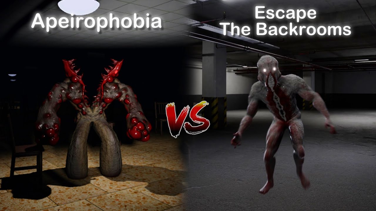 Roblox Apeirophobia vs Escape The Backrooms JumpScares [Roblox Backrooms]