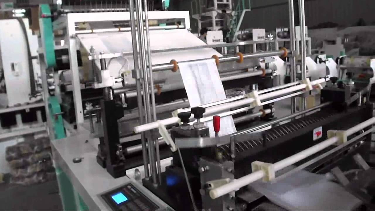 Unité de fabrication des sachets en plastique