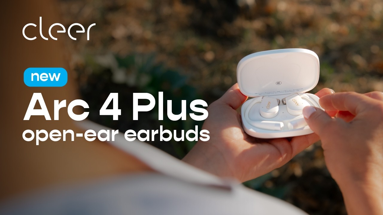 Cleer ARC 4 Plus Open-Ear Headphones | Dolby Atmos, THX-Certified Sound