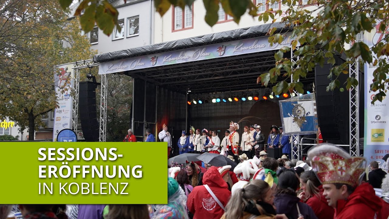 Sessionser&ouml;ffnung auf dem M&uuml;nzplatz in Koblenz