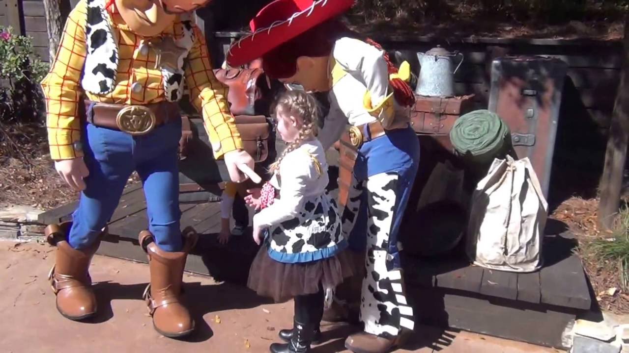 Meeting Woody and Jessie