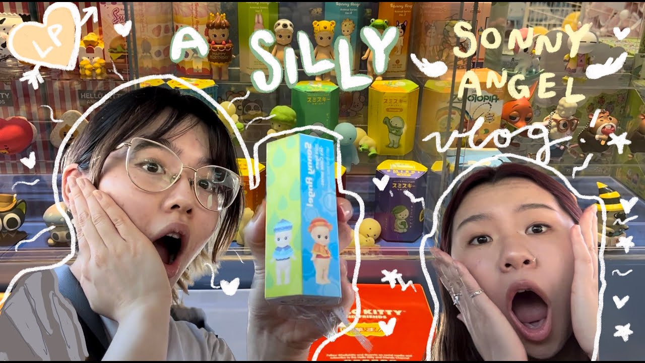 silly sonny angel vlog hehe (unboxings, skincare haul, etc)!