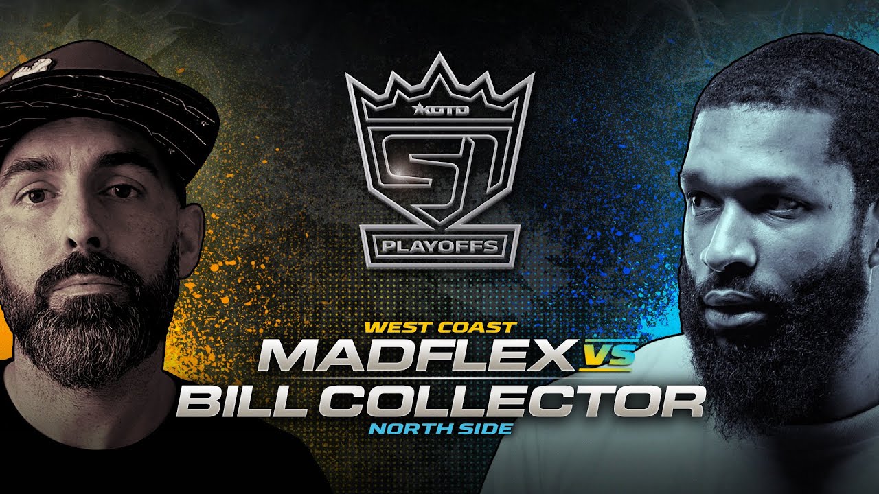 KOTD - Rap Battle - Madflex vs Bill Collector | #KOTDS1 Playoffs Rd. 2