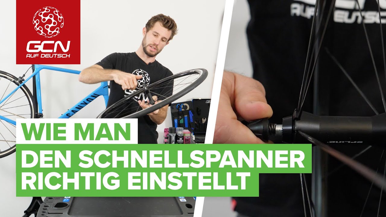 Wie man den Schnellspanner am Fahrrad richtig einstellt | Schnellspanner einbauen und festziehen