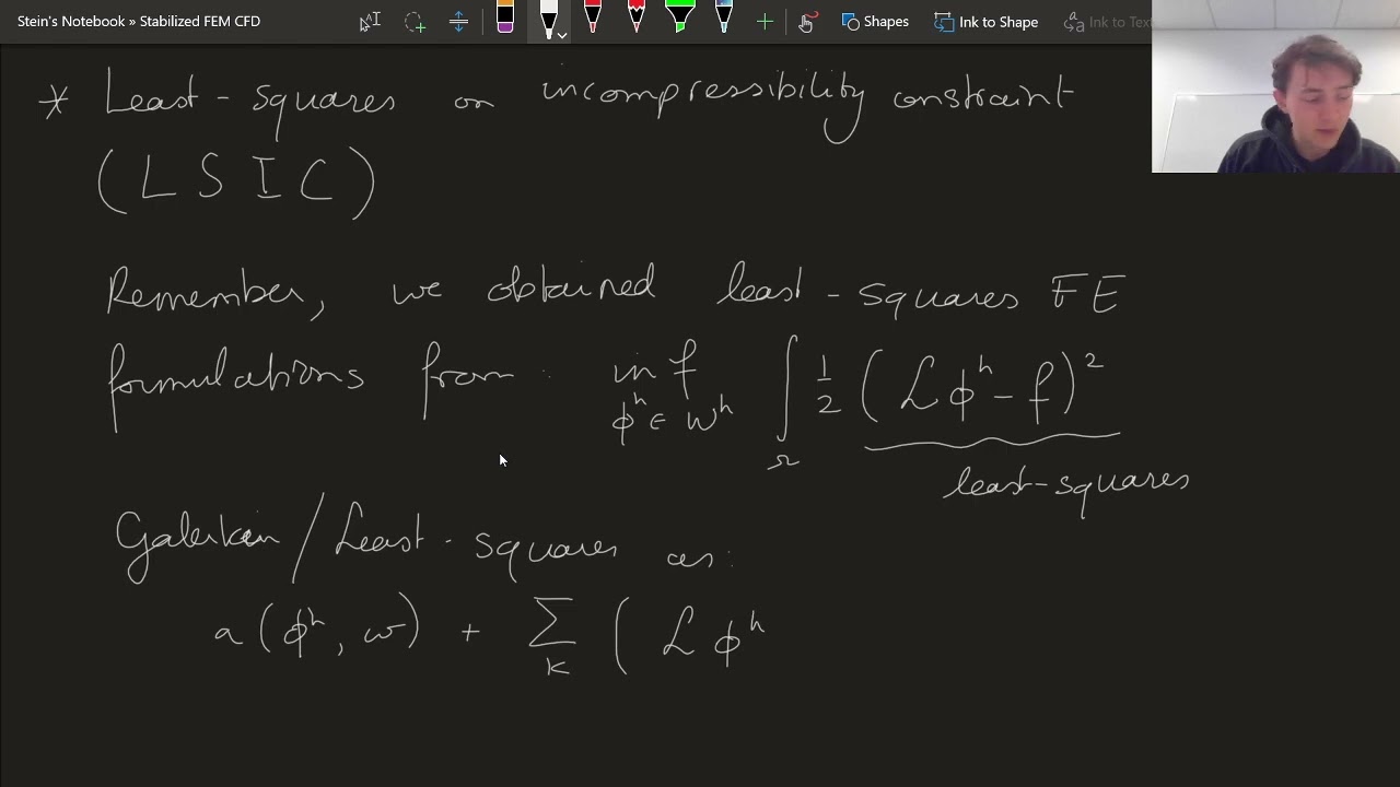 40 - Pressure stabilization - LSIC: Least-Squares on Incompressibility Constraint