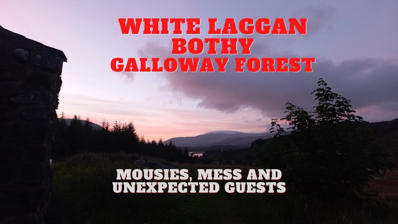 The White Laggan Bothy. Galloway Forest. Solo overnighter.