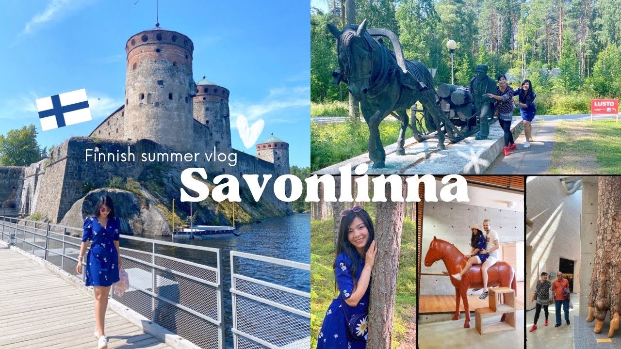 Exploring Savonlinna 🏰 - a Finnish summer vlog 🇫🇮| Punkaharju, forest museum &15th-century castle