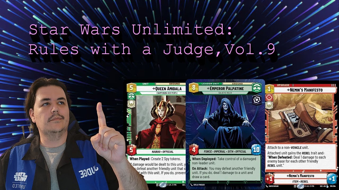 star wars unlimited : Rules with a judge, vol.9