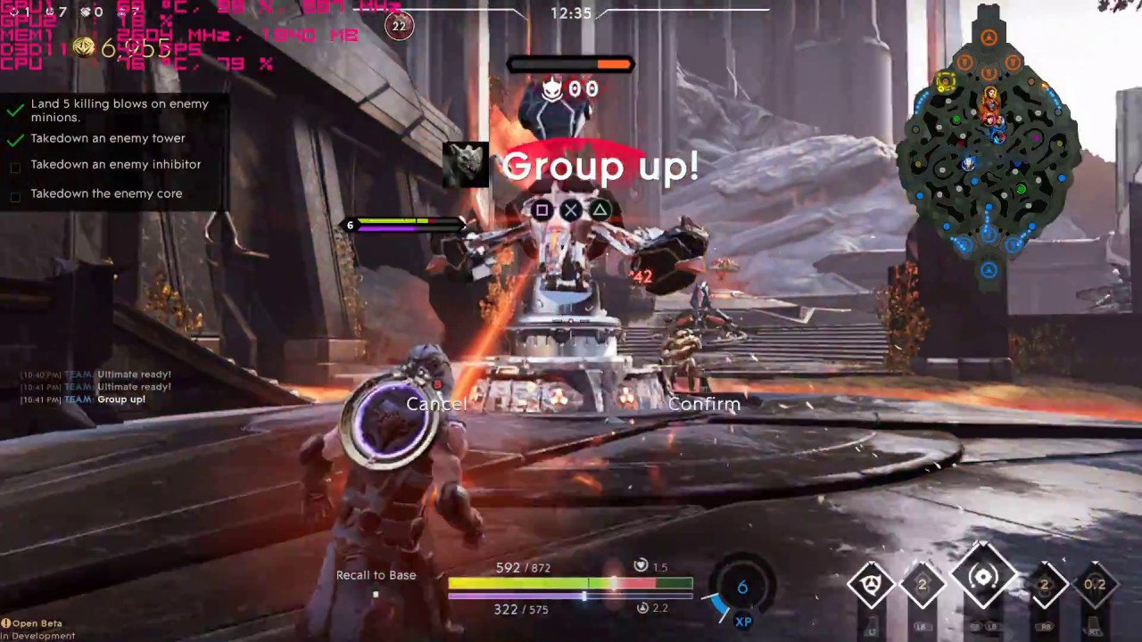 Paragon (Epic Games)  PC 1080p gameplay Nvidia 940mx & intel i5-7200u budget Dell acer laptop
