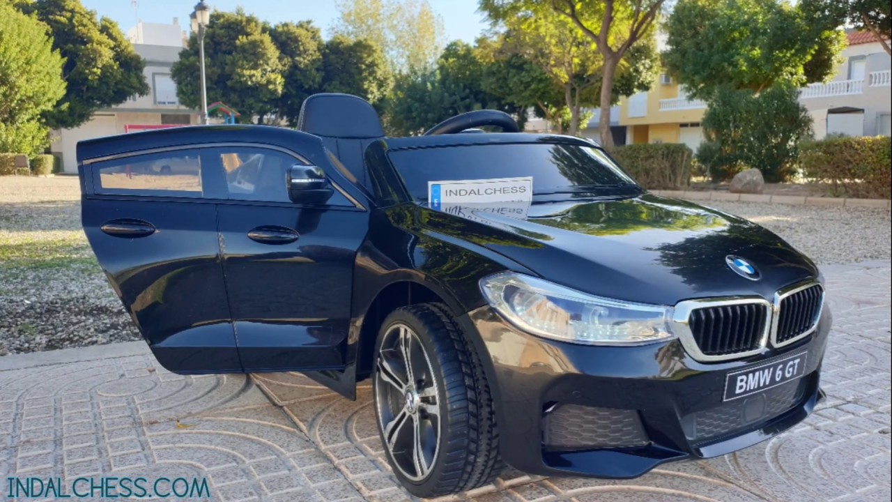Montaje coche batería BMW 6 GT replica licencia oficial