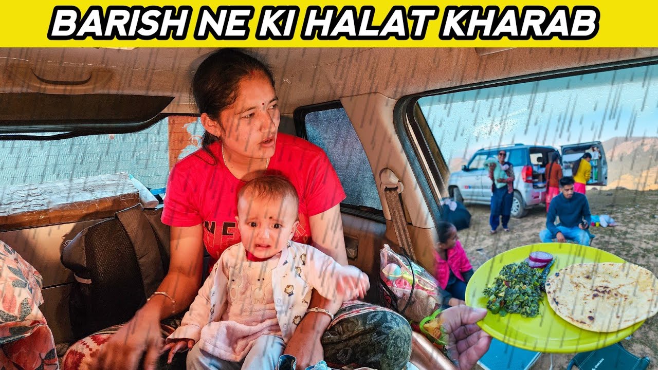 Vlog 384 | Barish ki vajah se bhagna pada camping ground se 😨 Camping challenge gone wrong