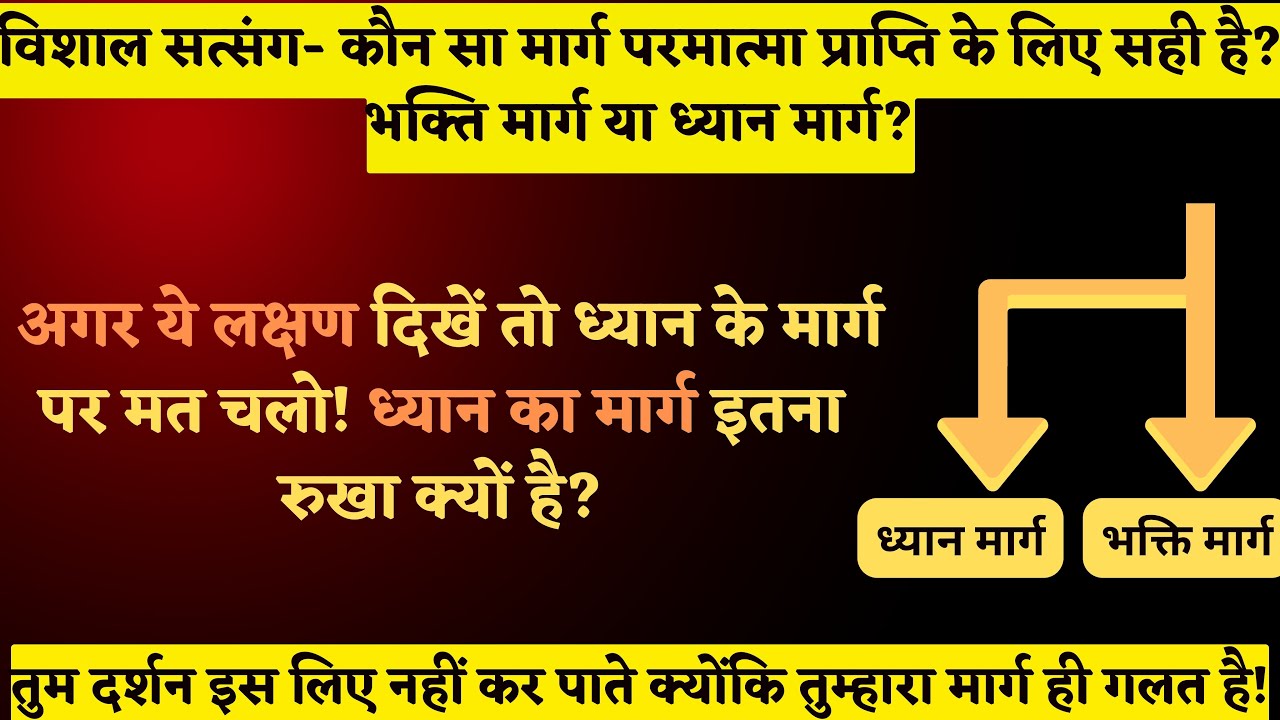 1319. कौन सा मार्ग परमात्मा प्राप्ति के लिए सही है? अगर ये लक्षण दिखें तो ध्यान के मार्ग पर मत चलो!