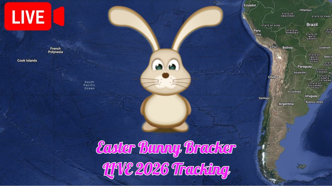 LIVE: Easter Bunny Tracker 2026 - Tracking Easter Bunny LIVE! (PART 2)